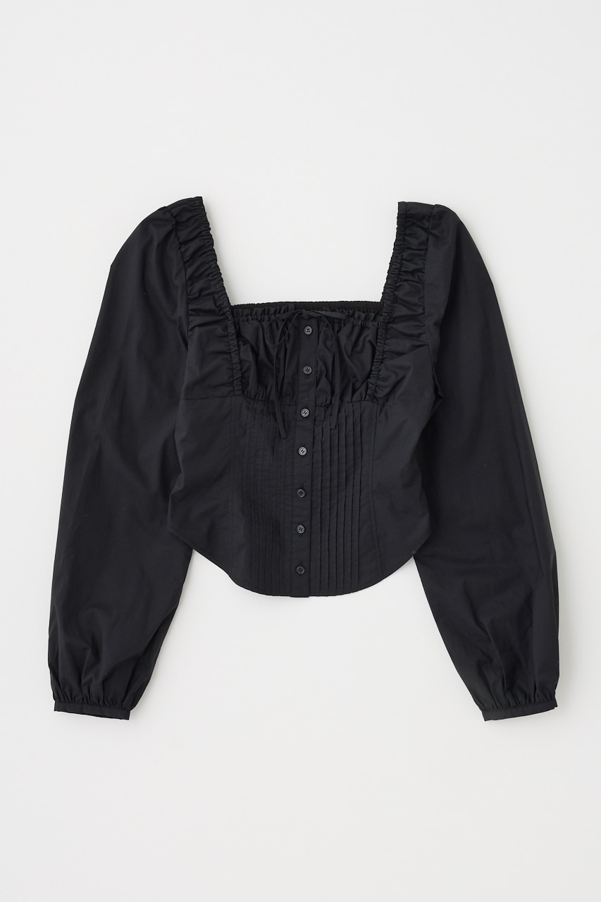 MOUSSY | PUFF SLEEVE CORSET FIT ブラウス (シャツ・ブラウス ) |SHEL