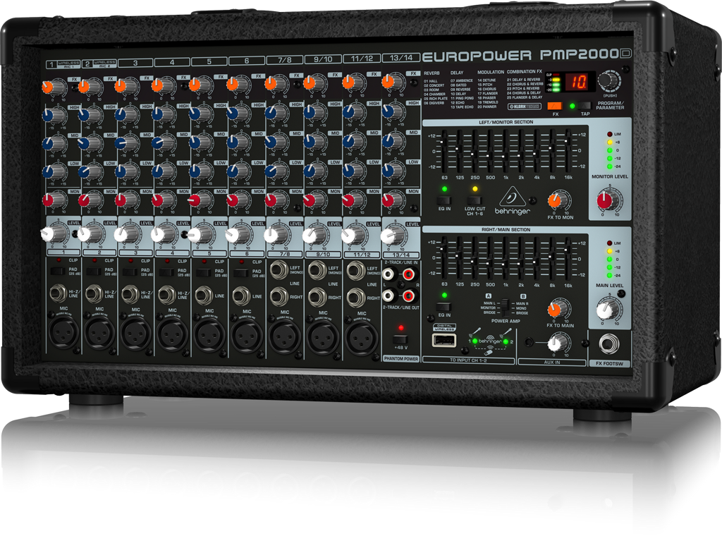 PMP2000D EUROPOWER - 製品一覧 - ベリンガー公式ホームページ