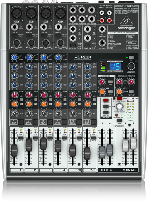 X1204USB XENYX - 製品一覧 - ベリンガー公式ホームページ