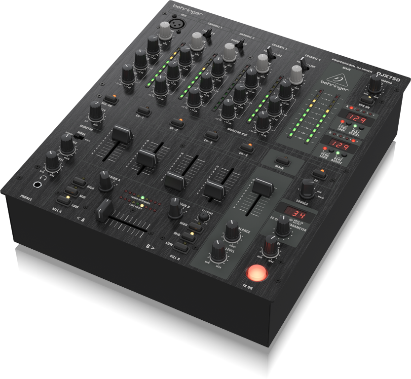 DJX750 PRO MIXER - 製品一覧 - ベリンガー公式ホームページ