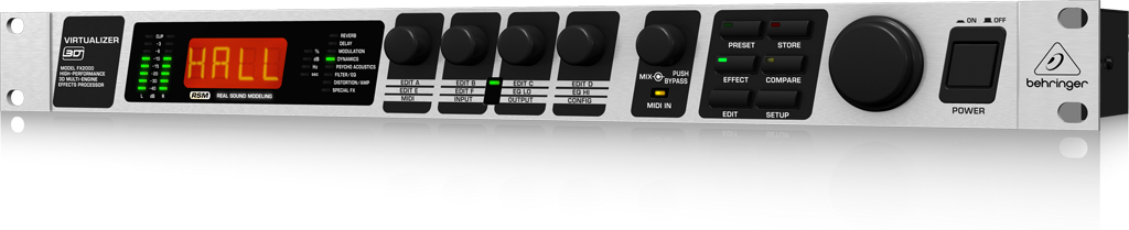 FX2000 VIRTUALIZER 3D - 製品一覧 - ベリンガー公式ホームページ