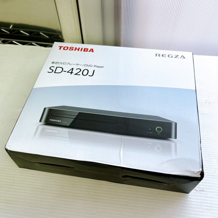 愛知県安城市へ出張買取 東芝 DVDプレーヤー SD-420J 付属品あり 箱に