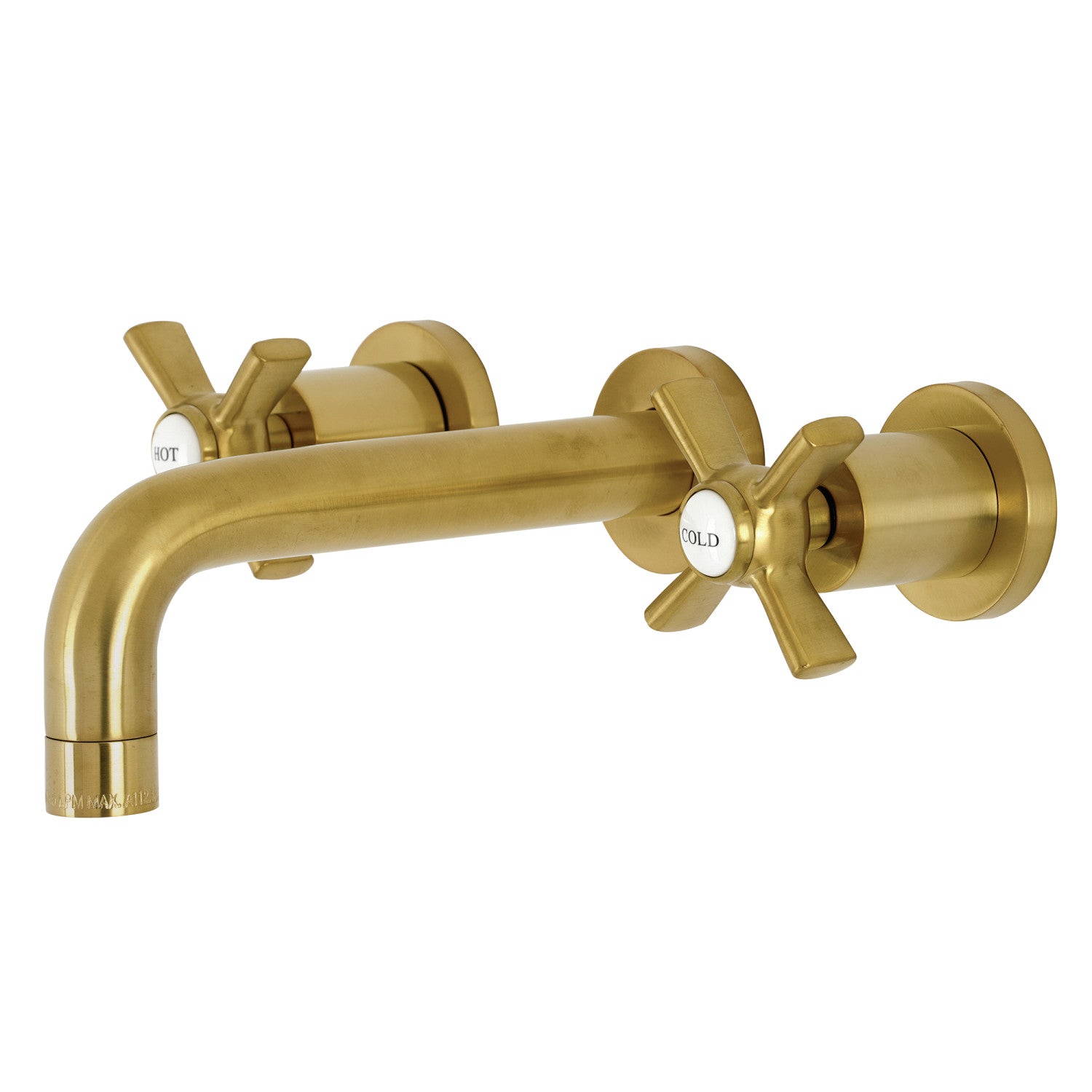 Kingston Sona KS8127ZX - Millennium Double-Handle 3-Hole Wall Mount Ba