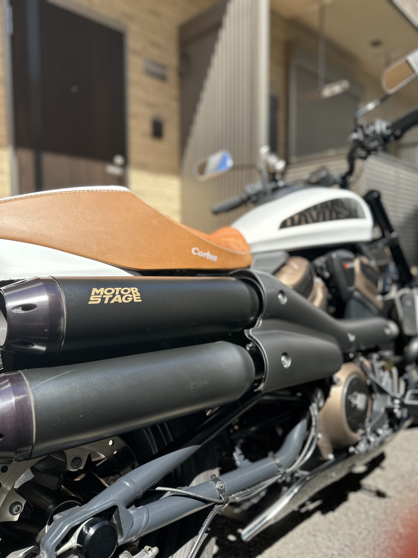 ハーレー・スポーツスターS ガンファイター・スマグラーシート Corbin