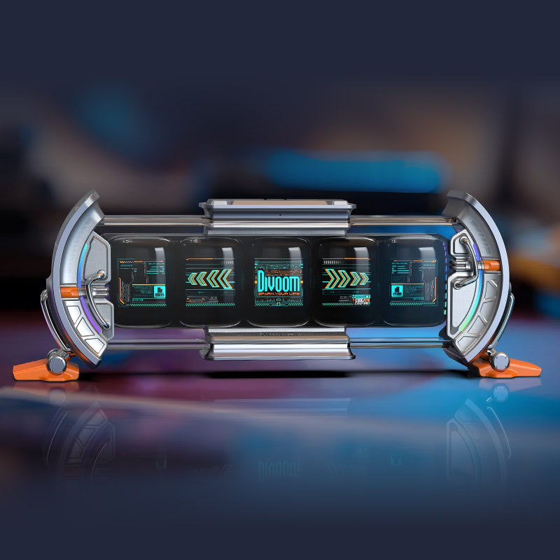 DIVOOM Times Gate - Cyberpunk Desktop Display