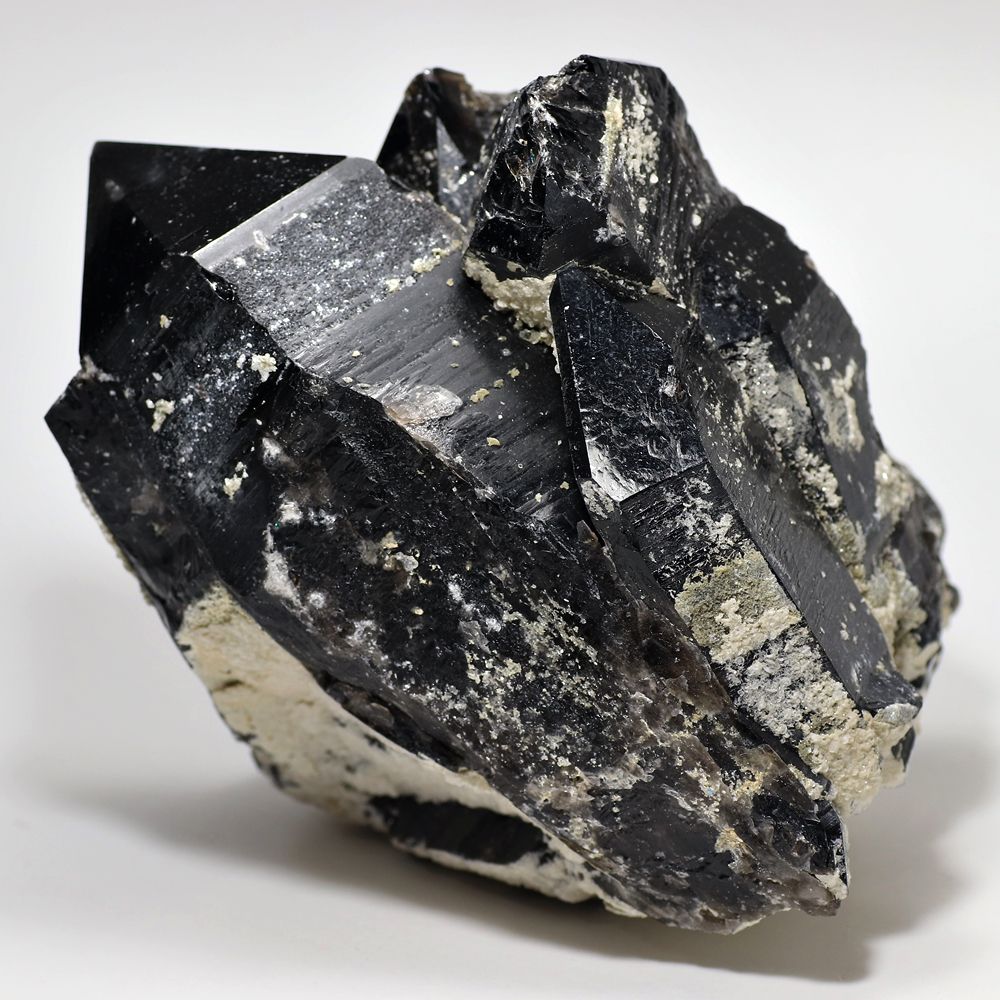 特別価格/山東省産]天然モリオンクラスター/黒水晶（3.38kg大型原石