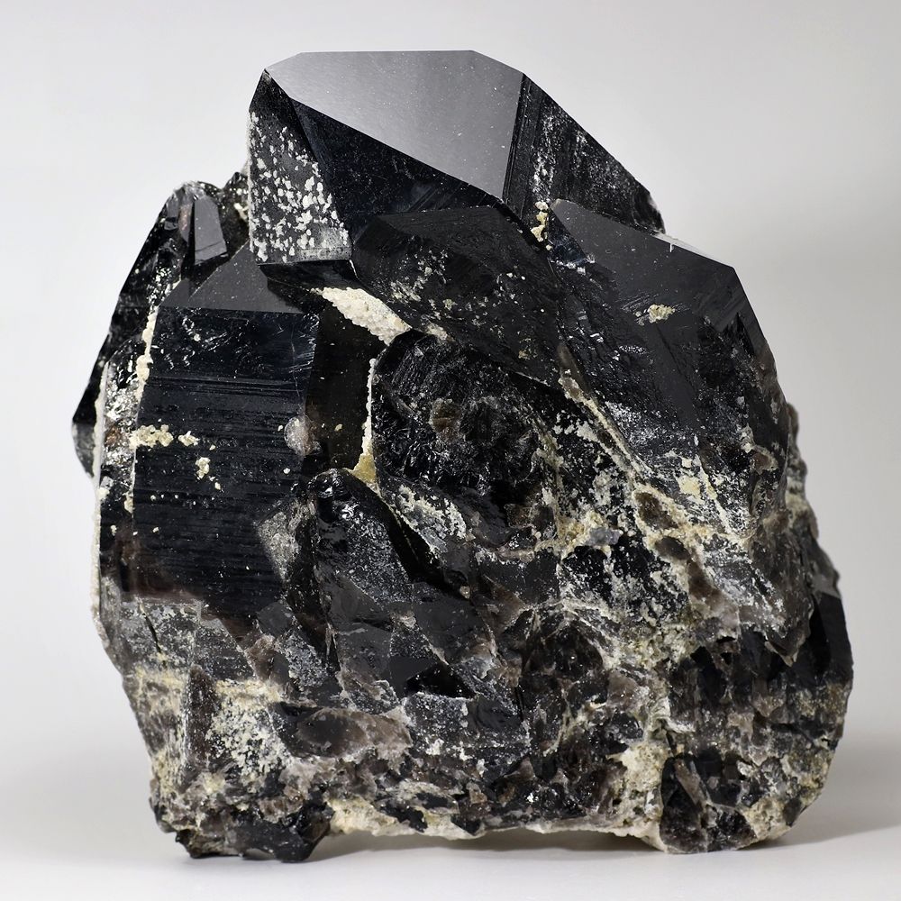 特別価格/山東省産]天然モリオンクラスター/黒水晶（4.88kg大型原石