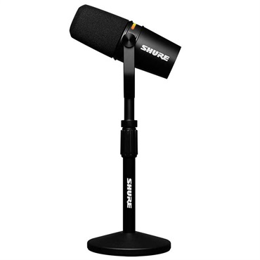 SHURE MV7+ ポッドキャストキット(ブラック，スタンド付き)(MV7+-K