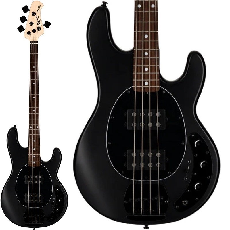 弦交換込11537】Sterling RAY4 スティングレイタイプ ブラック