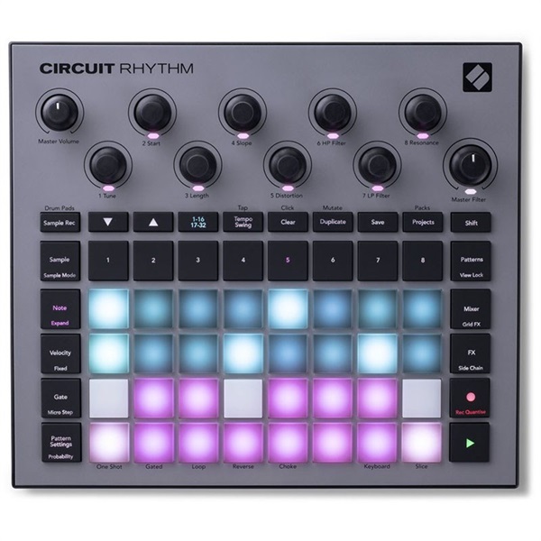 NOVATION CIRCUIT RHYTHM 【スタンドアローン・サンプラー】 ｜イケベ