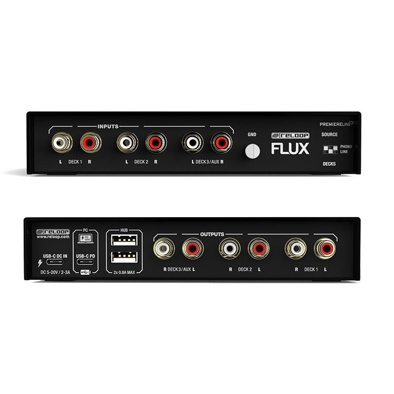 reloop FLUX 【無償版Serato DJ Pro対応オーディオインターフェース