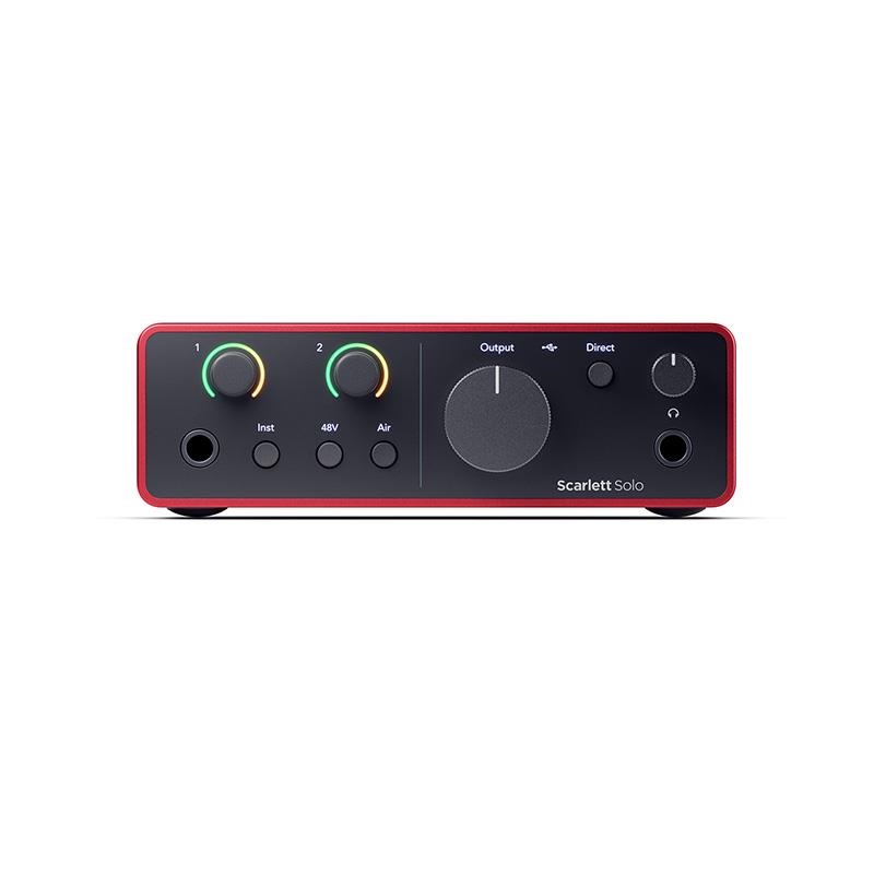Focusrite Scarlett Solo gen4 (Cubase LE付属)(2in2out・USB-C