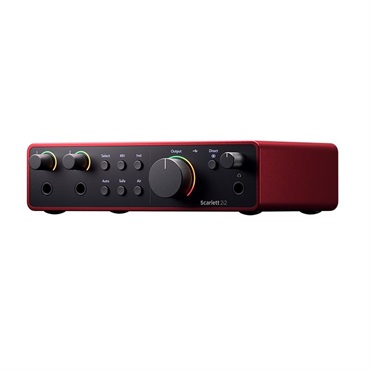 Focusrite Scarlett 2i2 gen4 (Cubase LE付属)(2in2out・USB-C