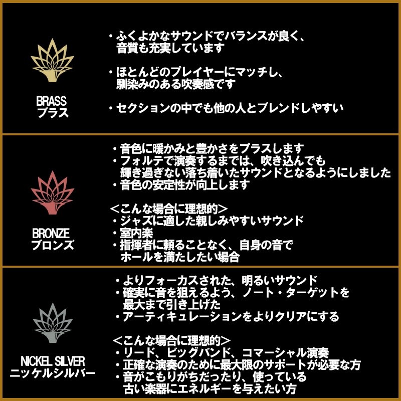 LOTUS ロータス / 3L ブロンズ トランペット用 マウスピース ｜イケベ