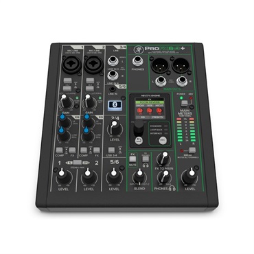 MACKIE ProFX6v3+ 【USB-C端子内蔵 6チャンネルアナログミキサー