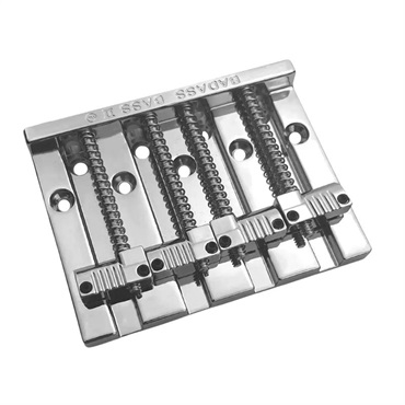 ALLPARTS Leo Quan Badass II 4-String Bass Bridge (Chrome) [BB-3342
