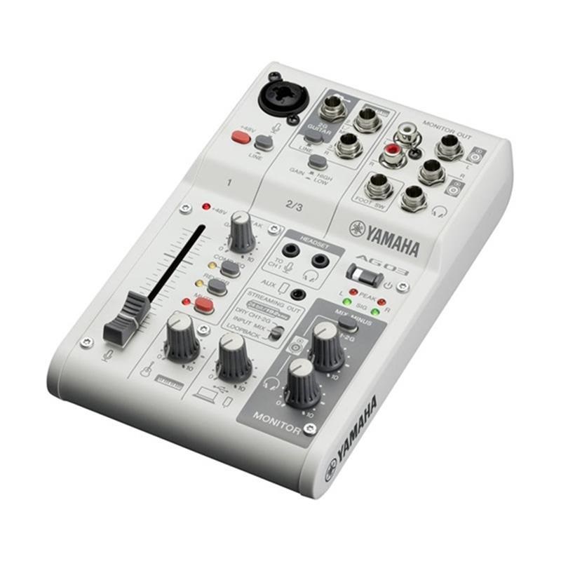 YAMAHA AG03MK2 W + OYAIDE製高品質USBケーブルセット (ヤマハ)(USB