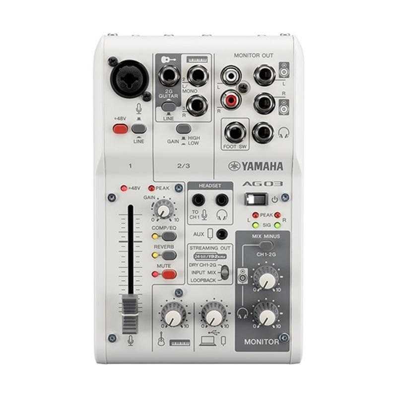 YAMAHA AG03MK2 W + OYAIDE製高品質USBケーブルセット (ヤマハ)(USB