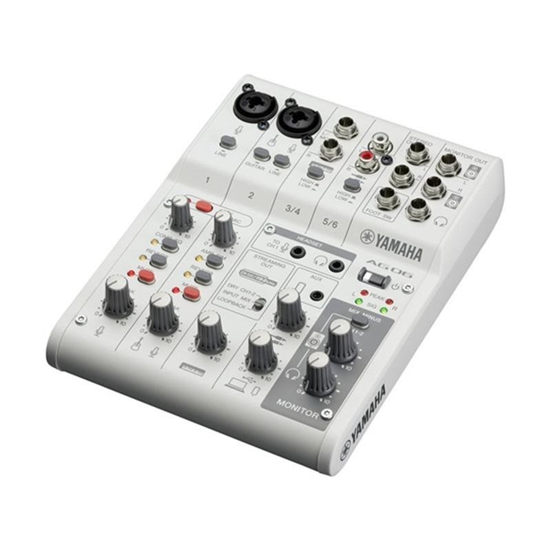 YAMAHA AG06MK2 W + OYAIDE製高品質USBケーブルセット (ヤマハ)(USB