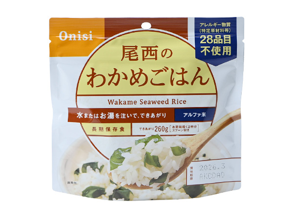 100g尾西のたけのこごはん｜商品情報｜尾西食品株式会社