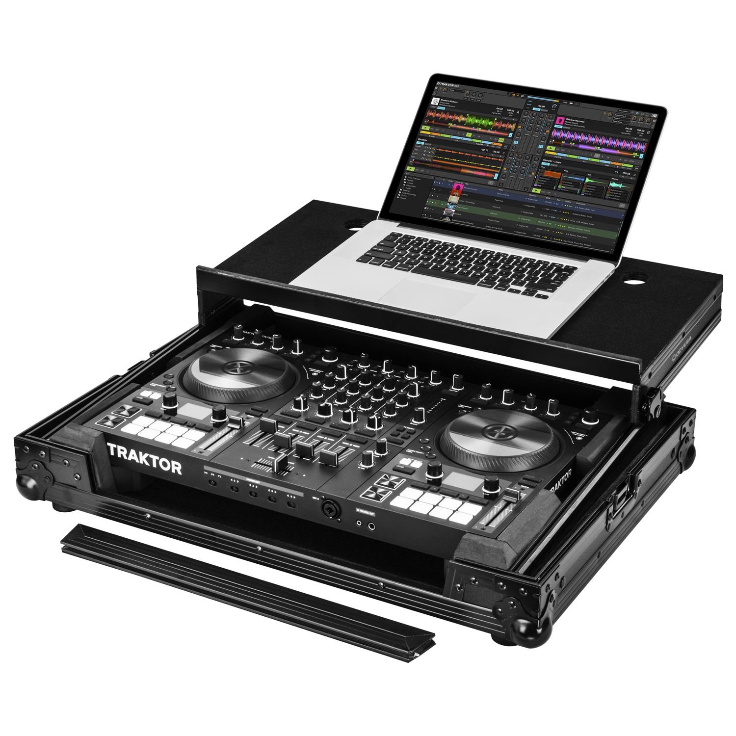 Black Native Instruments Traktor Kontrol S4 MK3 Flight Case with
