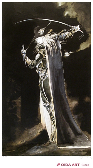 天野喜孝 黒衣の剣士 DX | 絵画など美術品の販売と買取 | 東京・銀座