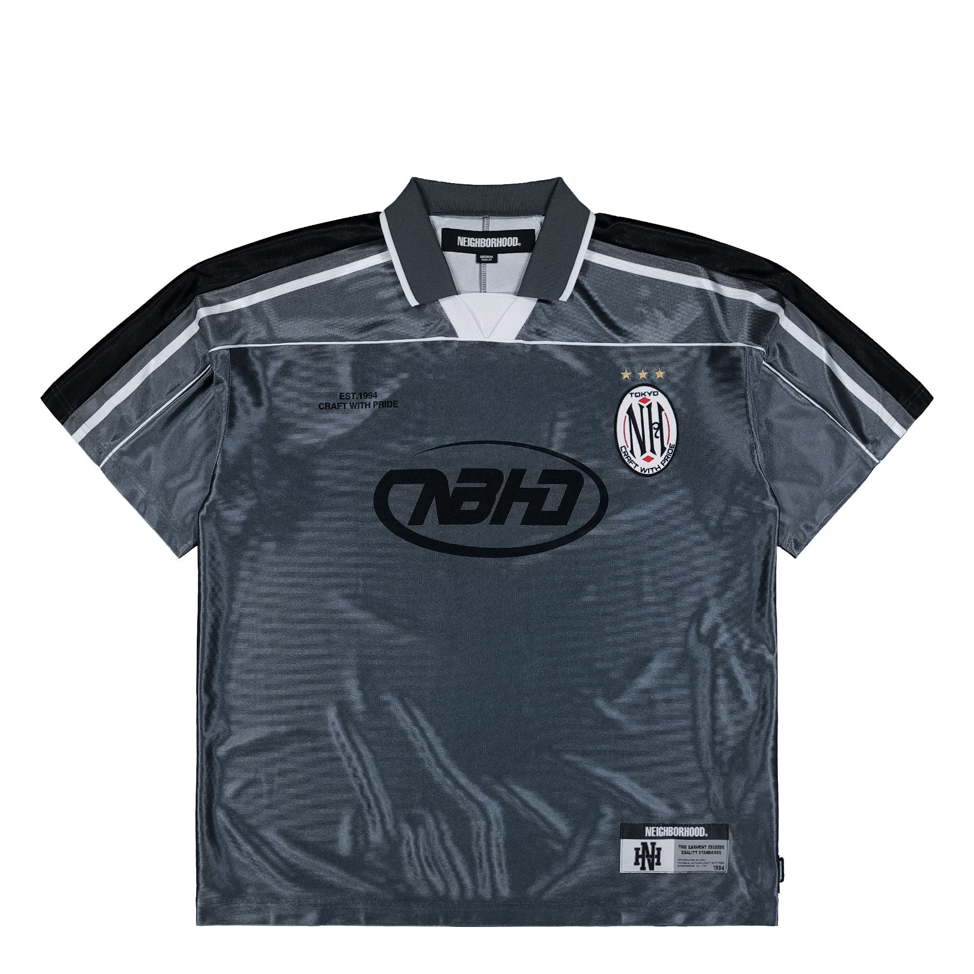 Neighborhood Game Shirt Jersey SS 251FPNH-CSM16 / Gray | OVERKILL