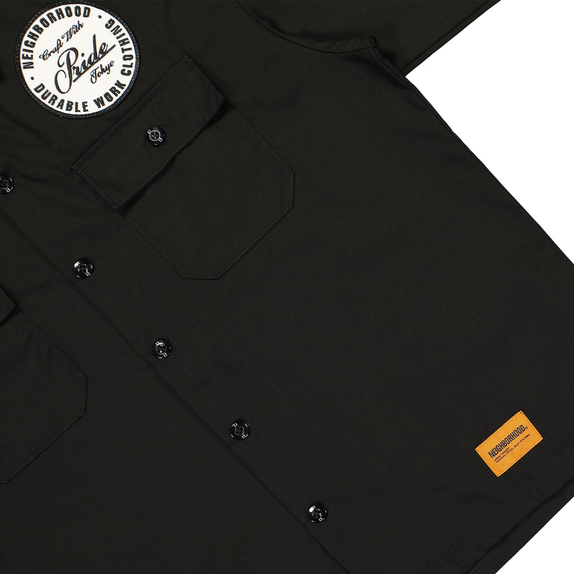 Neighborhood Classic Work Shirt LS 242TSNH-SHM01 / Black | OVERKILL
