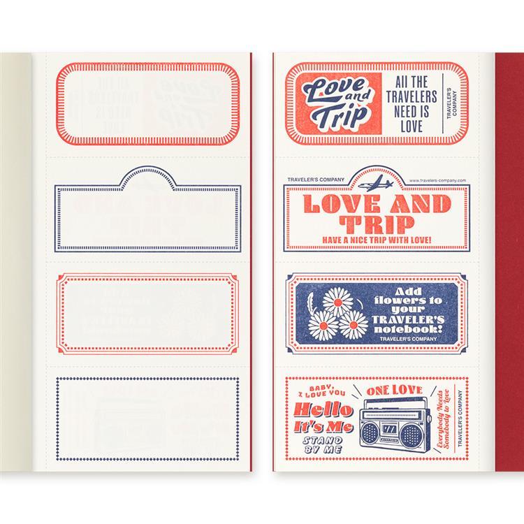 トラベラーズノート リフィル レギュラーサイズ LOVE AND TRIP