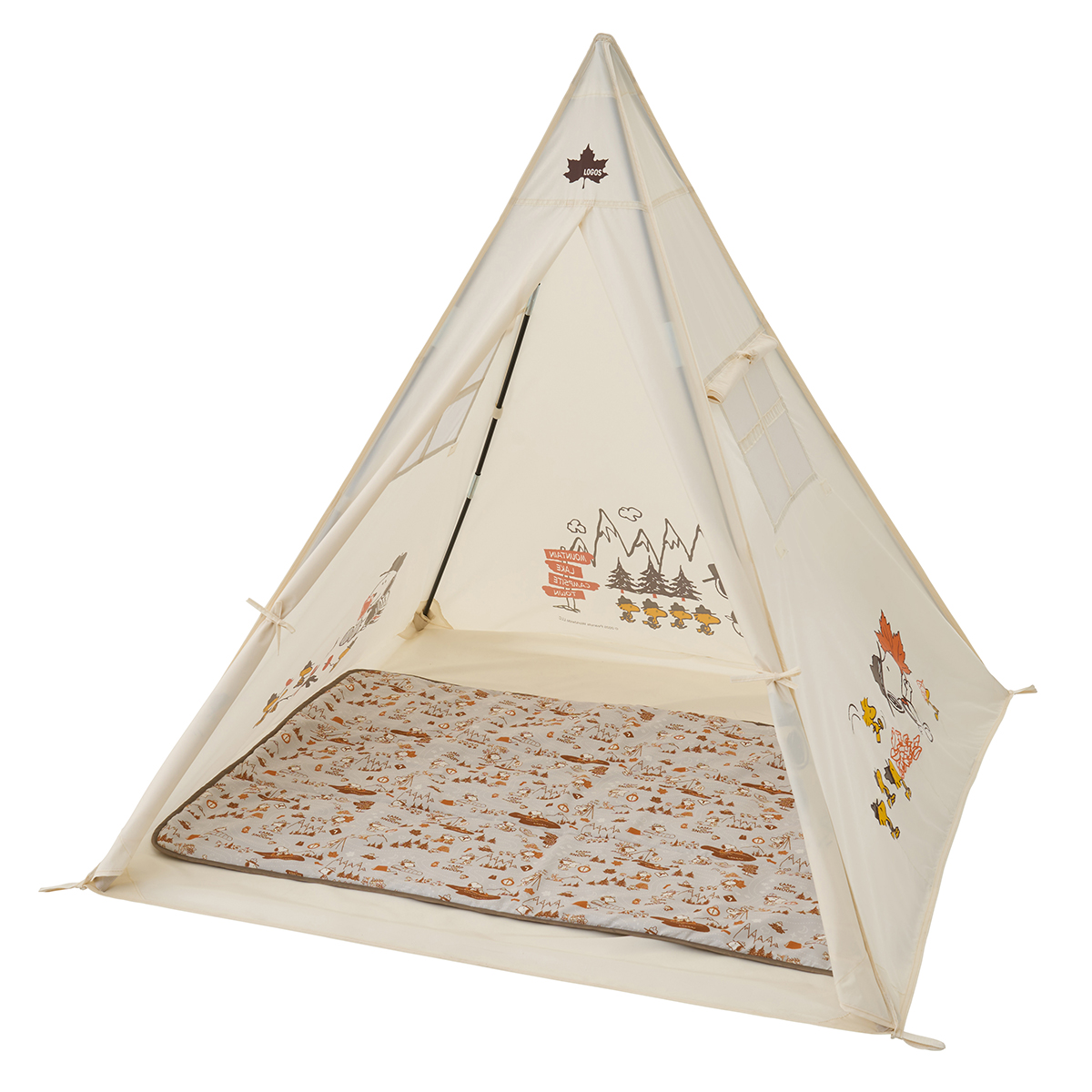 SNOOPY KIDS テント|ギア|テント|ワンポールテント|製品情報|ロゴス