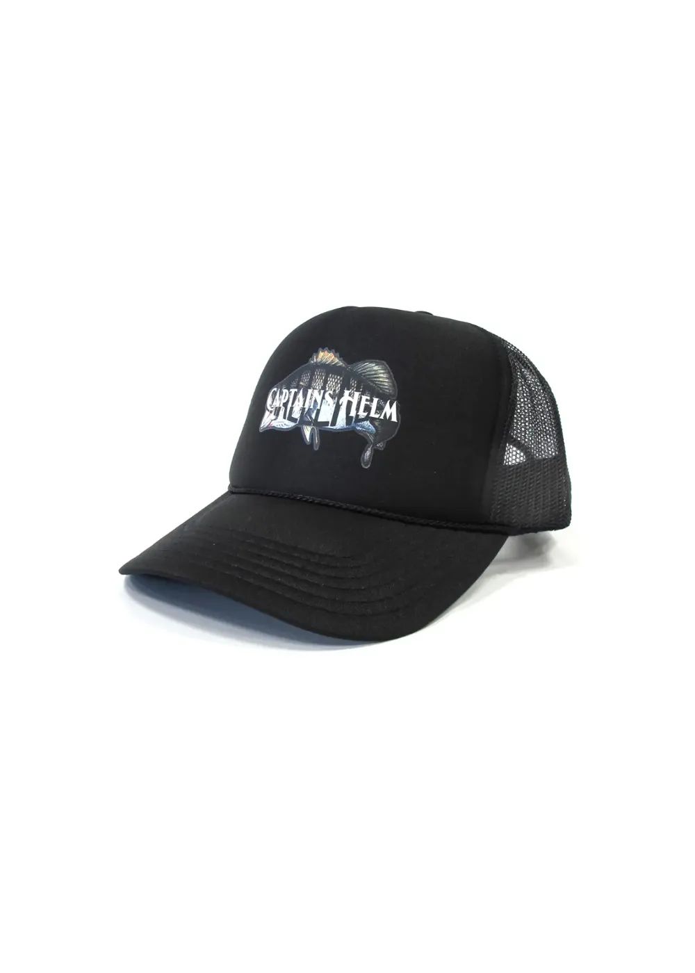 CAPTAINS HELM - × CHALLENGER BUILT IN JP MESH CAP (BLACK