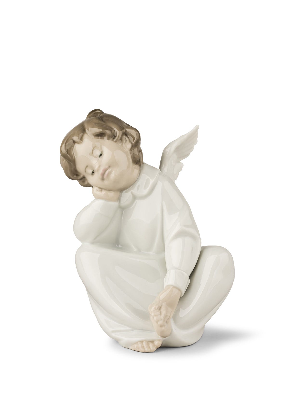 【新品・箱付き】リヤドロ 天使の考えごと（なんとかなるよ） 天使の考えごと<なんとかなるよ> | リヤドロ公式オンライン
