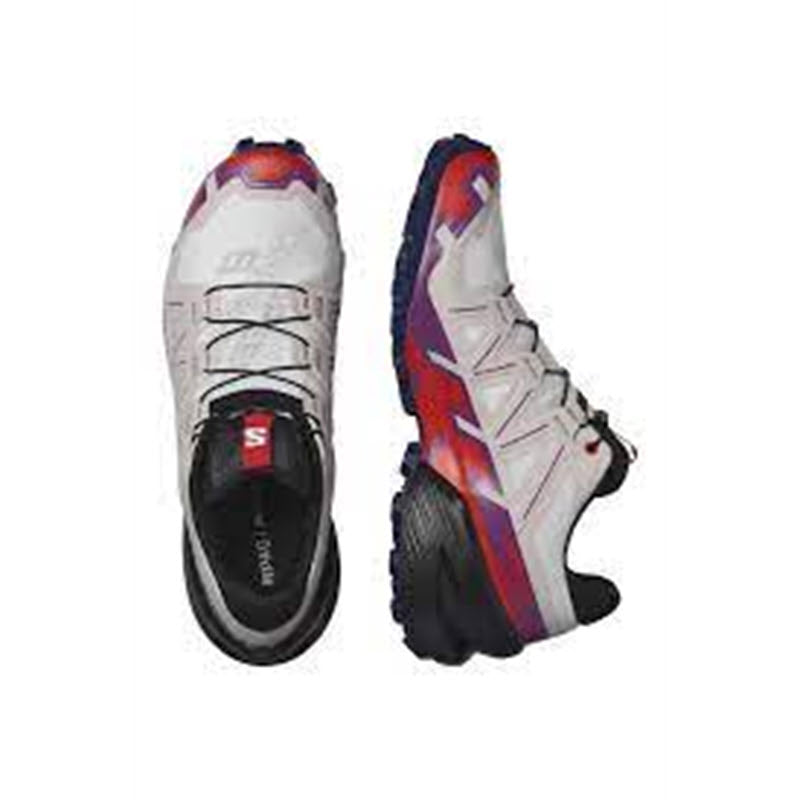 SALOMON SPEEDCROSS 6 WHITE/SPARKLING GRAPE - WOMENS - Lamey