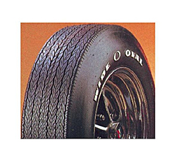 Firestone ワイド オーバル レイズド ホワイト レター タイヤ