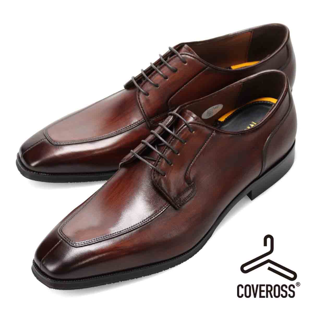 モデロ MODELLO COVEROSS 外羽根Uチップモカビジネスシューズ DM8202