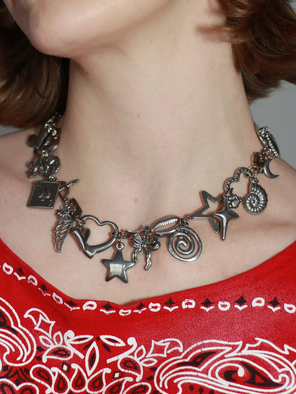 Chrome charm necklace — Marland Backus – Marland Backus