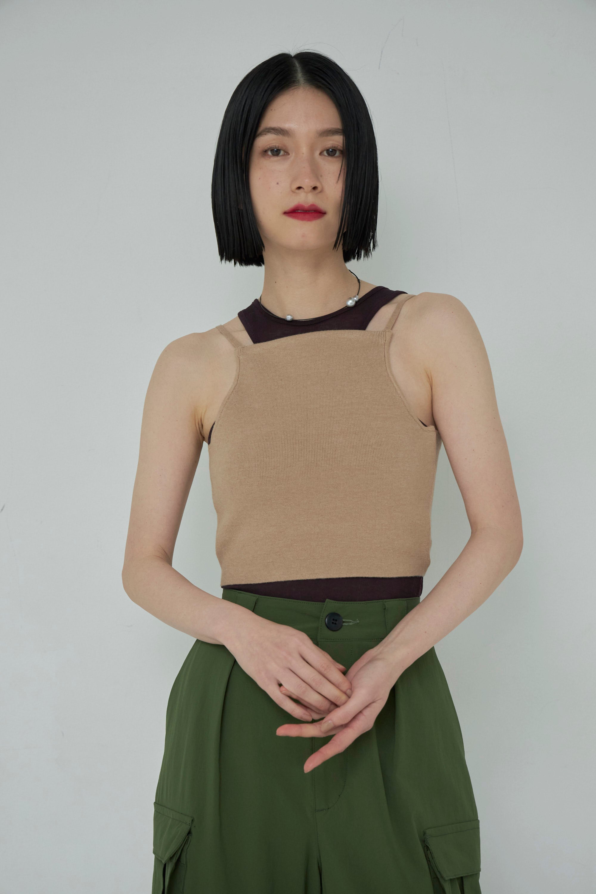 Knit Cropped Camisole – Mediam