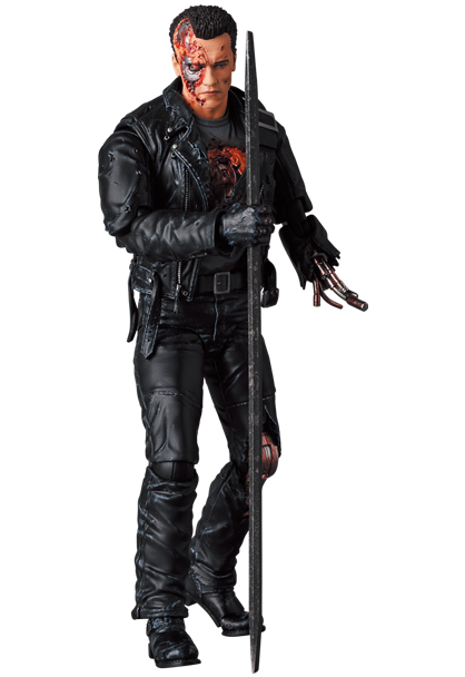 MEDICOM TOY - MAFEX T-800 (T2:BATTLE DAMAGE Ver.)