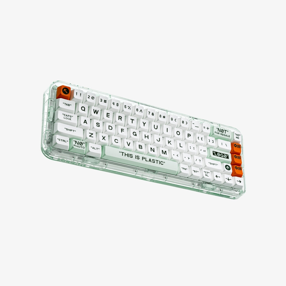 MOJO84 Plastic See-Through Keyboard | MelGeek