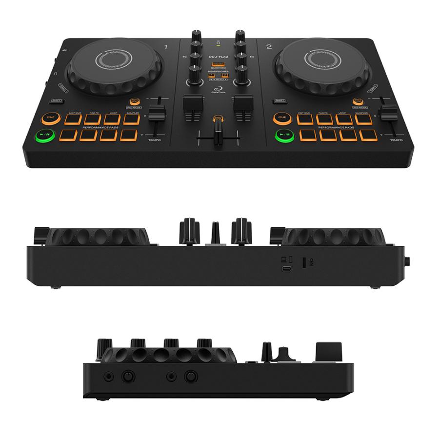 AlphaTheta DJコントローラー DDJ-FLX2 + ダストカバー付き 【 PIONEER