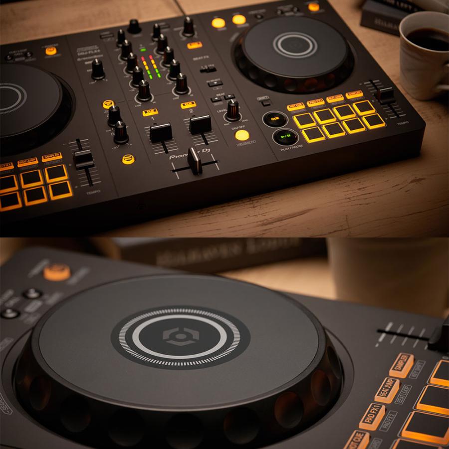 Pioneer DJコントローラー DDJ-FLX4 ＋ ダストカバー付き 《rekordbox