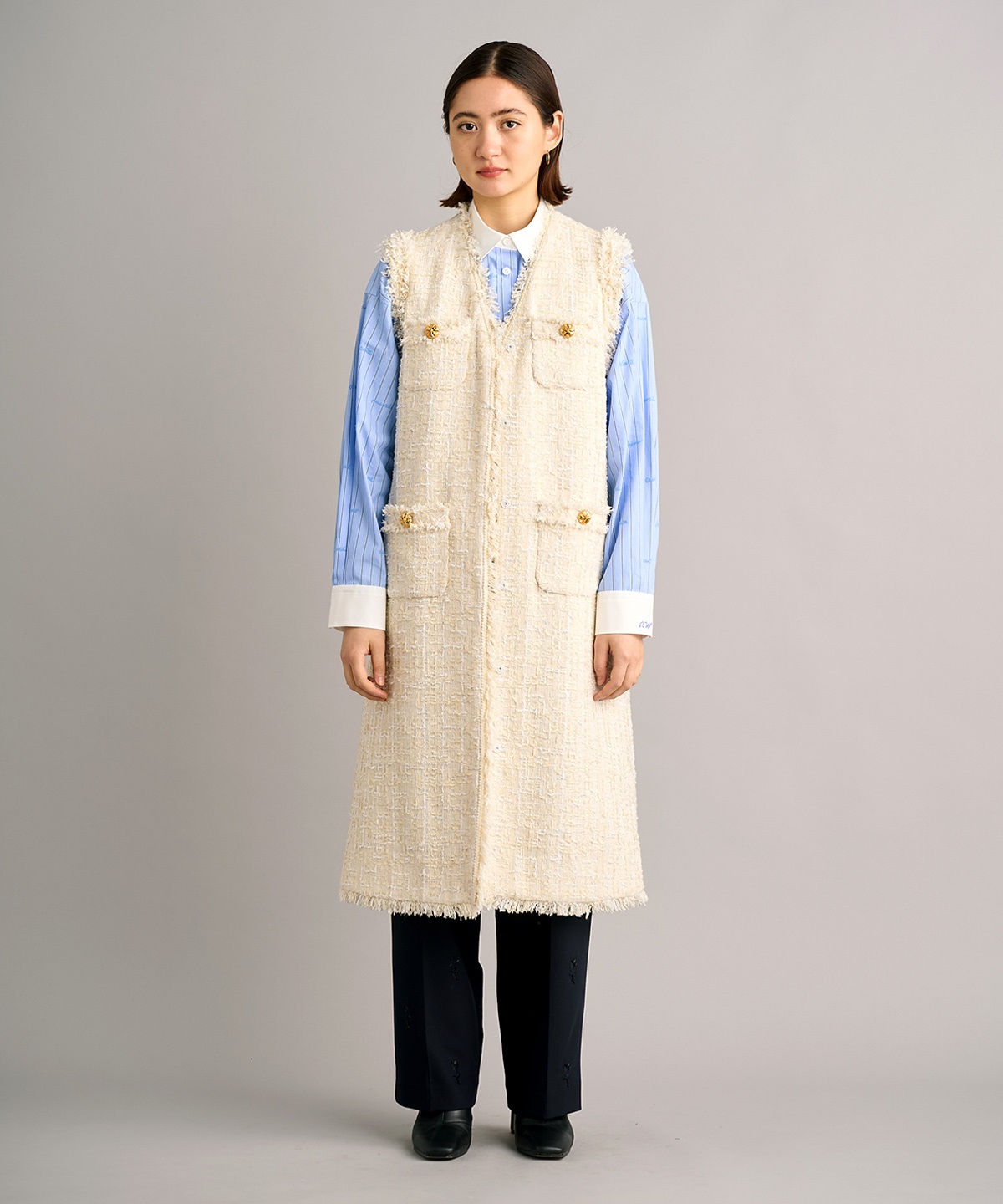 ツイードジレワンピース | MUVEIL Online Shop