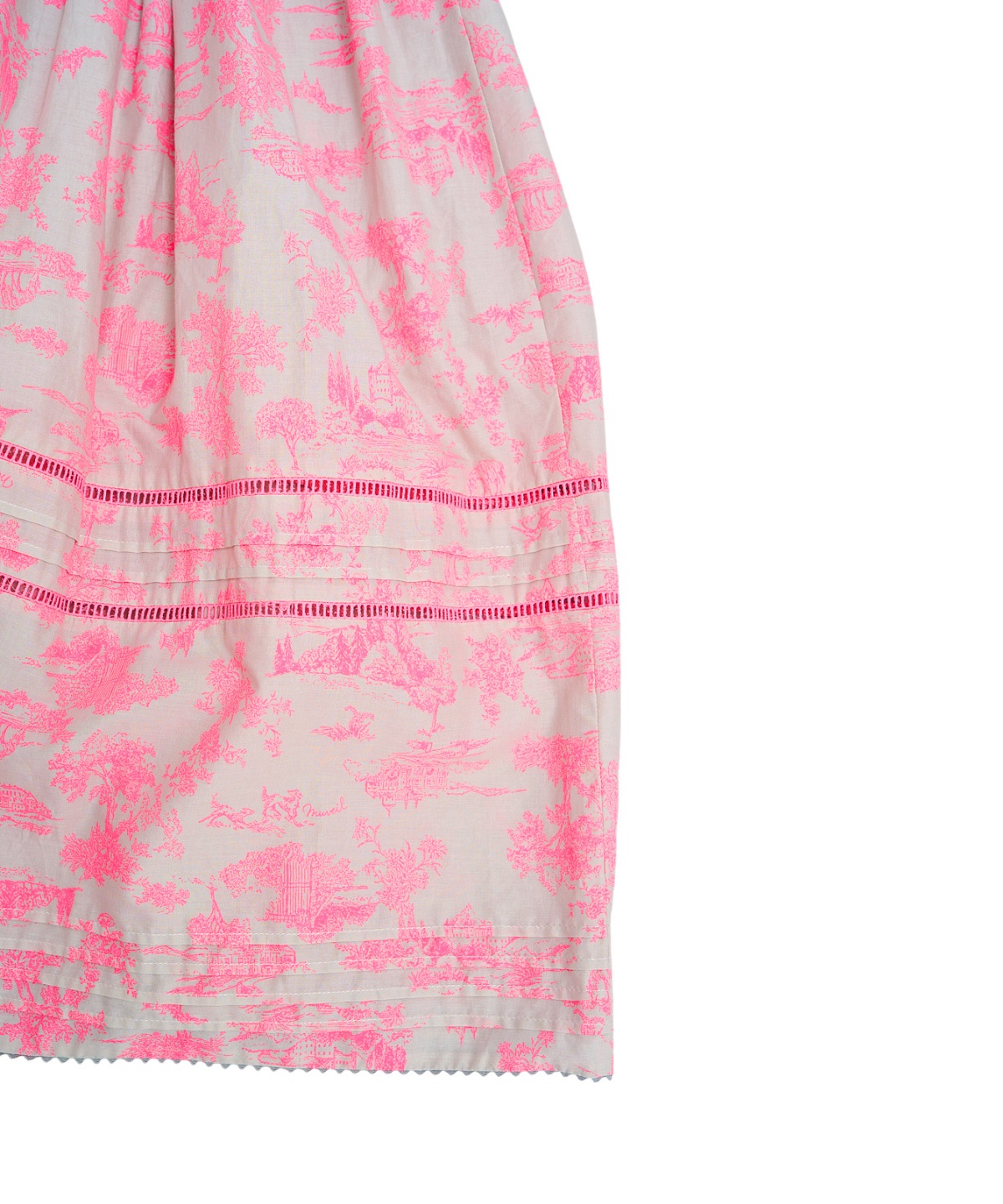 トワル ド ジュイ プリントスモッキングワンピース | MUVEIL Online Shop