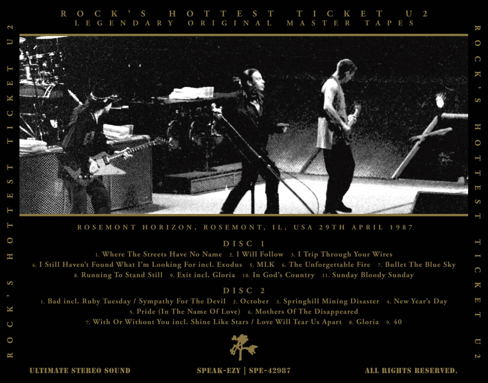 U2 - ROCK'S HOTTEST TICKET: LEGENDARY ORIGINAL MASTER TAPES (2CD