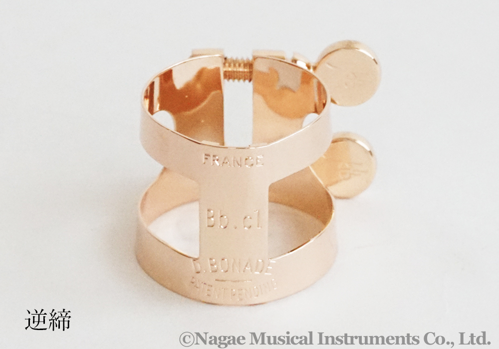 BUZZ B♭クラリネットリガチャー ピンクゴールド PGP｜ 管楽器専門店