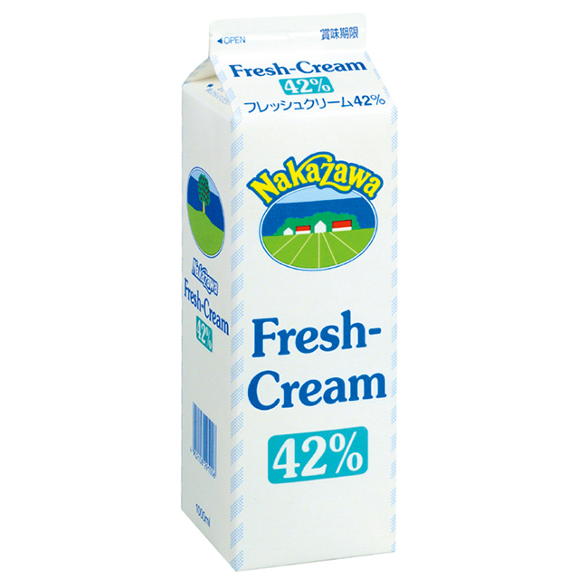 フレッシュクリーム42% - 製品紹介 - NAKAZAWA 中沢グループ 「生