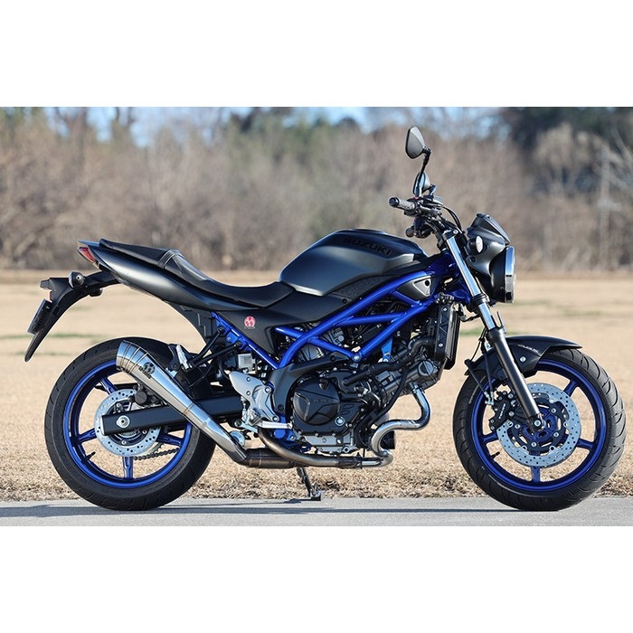 POWERBOX メガホン スリップオンマフラー SV650ABS/X ABS｜スリップ