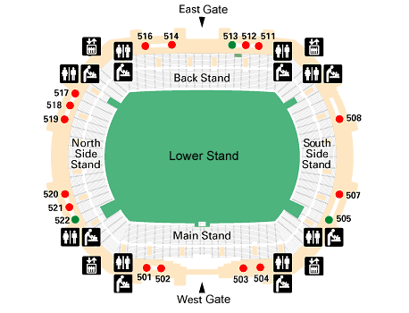 ① Man 1st Stadium World日産スタジアム ① Man 1st Stadium World