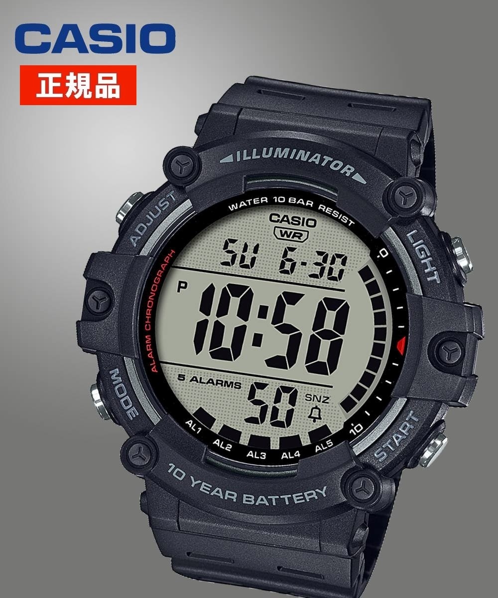 CASIO COLLECTION 10気圧防水 デジタル腕時計 AE-1500WH-1AJF（カシオ