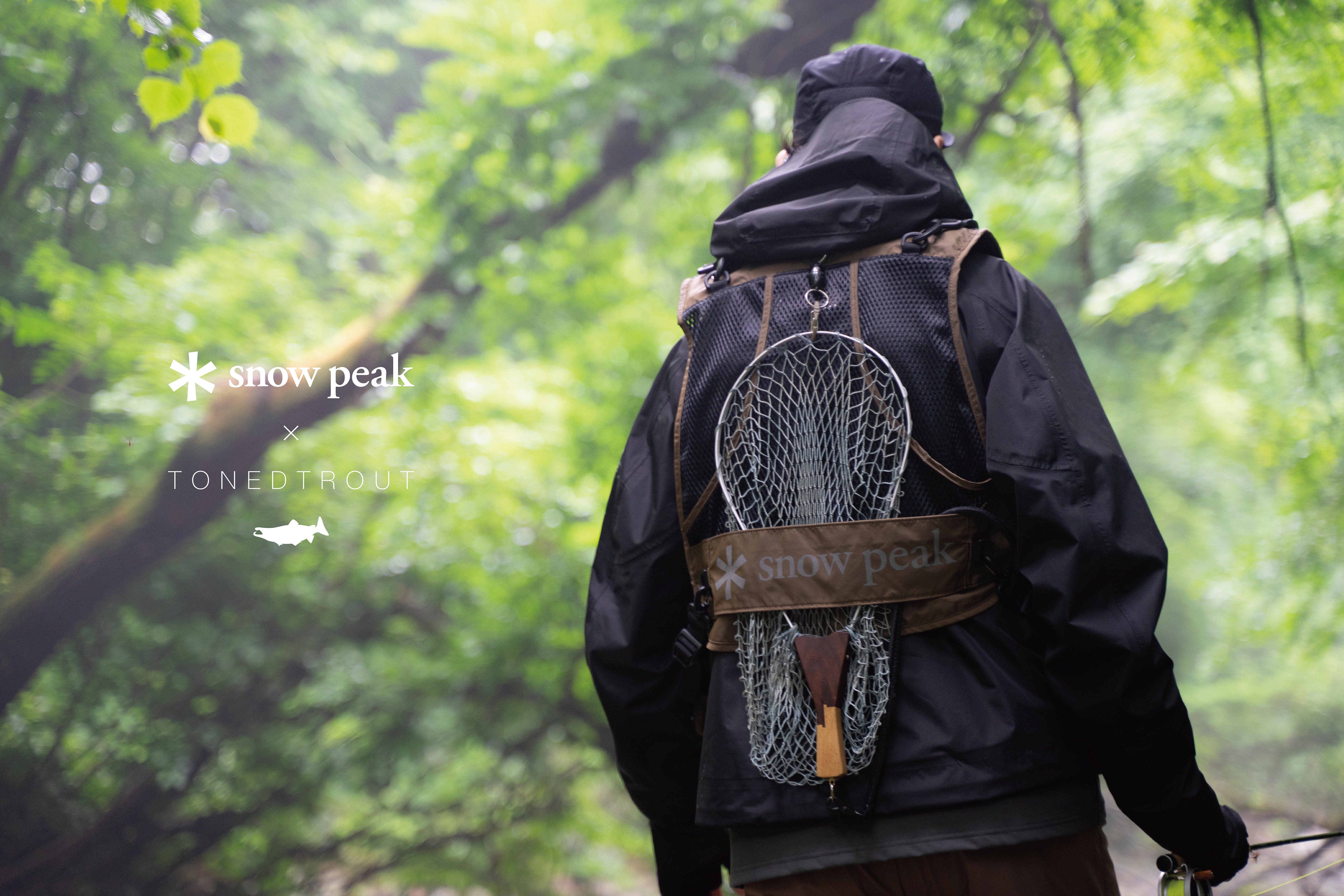 Snow Peak × TONEDTROUT コラボレーションアイテム第3弾、3月5日(金